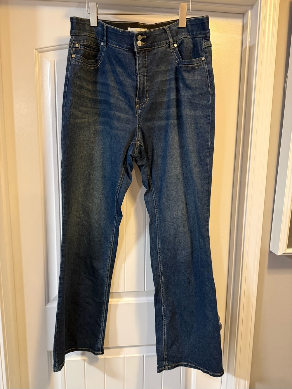 Cato Dark Blue Straight-Leg Women's Jeans